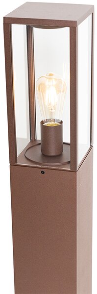 Industrijska vanjska podna lampa hrđavo smeđa 80 cm IP44 - Charlois