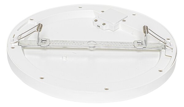 Nadgradni ili ugradbeni reflektor bijeli 30 cm uklj. LED 3-stupanjski Dim to Warm s dip prekidačem - Trans