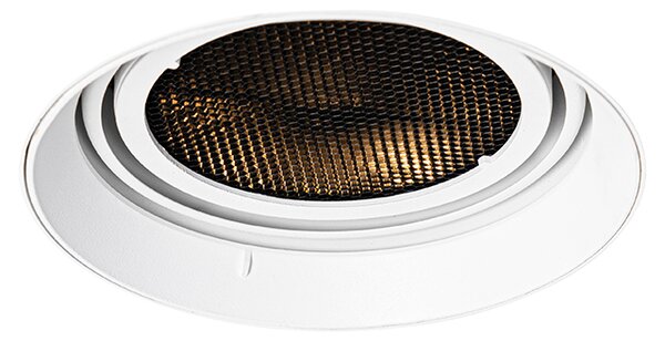 Moderno ugradno reflektorsko svjetlo bijelo GU10 AR111 okruglo bez okvira - Oneon Honey