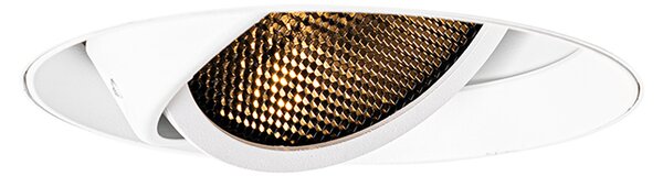Moderno ugradno reflektorsko svjetlo bijelo GU10 AR111 okruglo bez okvira - Oneon Honey