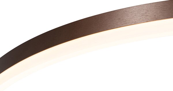 Tamno brončana viseća svjetiljka 80 cm s LED-om, 3-stupanjska regulacija svjetline - Anello