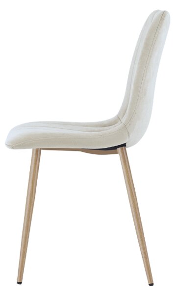 Bež stolac od baršuna LAVA CAMEL BEIGE