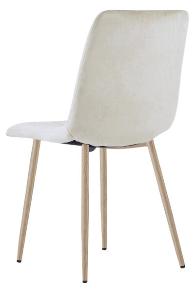 Bež stolac od baršuna LAVA CAMEL BEIGE