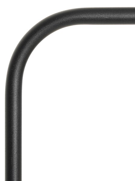 Moderna podna lampa crna sa zlatom - Lofty