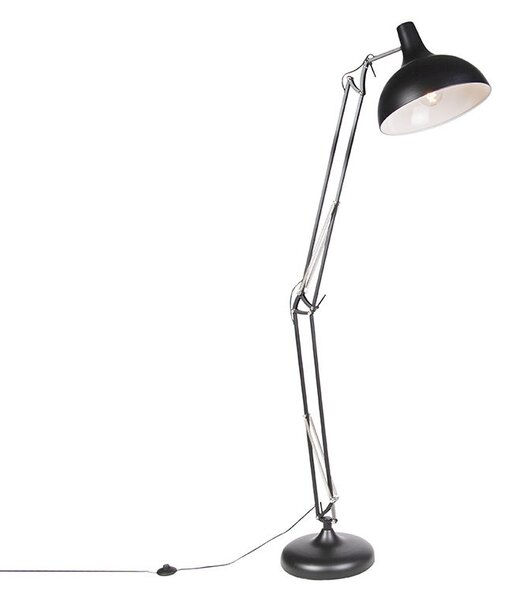 Pametna podna lampa crna podesive visine s WiFi A60 - Hobby