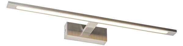 Zidna svjetiljka od čelika 62 cm uključujući LED IP44 - Jerre