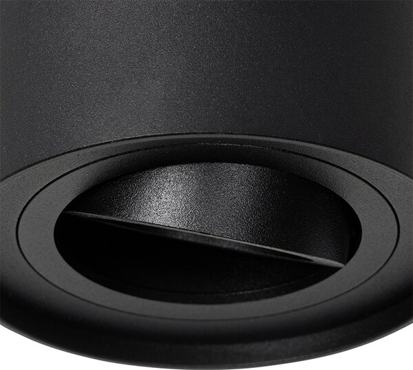 Pametni stropni reflektor crni podesiv uključujući Wifi GU10 - Rondoo up