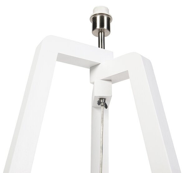 Moderna podna lampa bijela bez sjenila - Puros