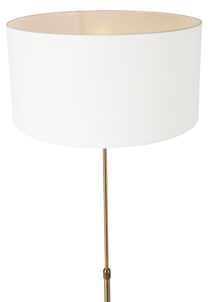 Podna lampa podesive visine brončana s nijansom bijele boje 50 cm - Parte