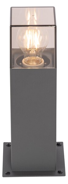 Moderna vanjska podna svjetiljka 30 cm tamno siva IP44 - Denmark