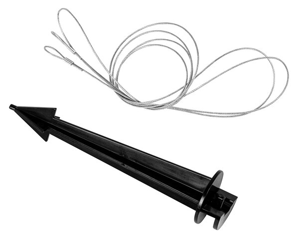 Moderna vanjska svjetiljka bijela 45 cm IP65 - Nura