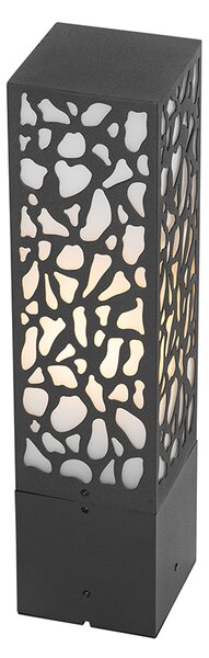 Moderna vanjska stupasta svjetiljka crna 40 cm IP44 - Nicole
