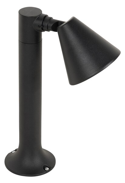 Moderna vanjska stupasta svjetiljka crna 30 cm IP44 podesiva - Ciara
