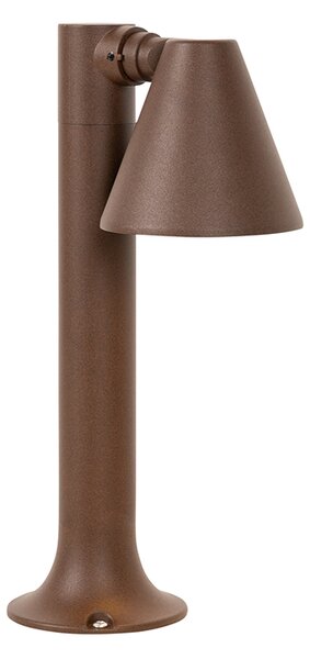 Moderna vanjska stupasta svjetiljka hrđavo smeđa 30 cm IP44 podesiva - Ciara