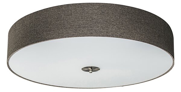 Pametna stropna svjetiljka Taupe 70 cm uključujući 6 WiFi žarulja A60 - Drum Jute
