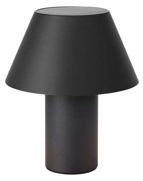 Markslöjd LED solarna stolna lampa Vivo, crna, IP44, visina 30 cm, dim., prigušiva, Crno, Metal