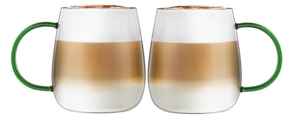 Šalice u setu 2 kom za cappuccino 400 ml Bolla – Vialli Design