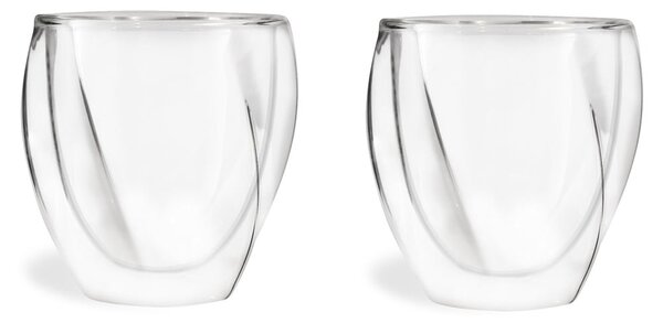 Šalice u setu 2 kom za cappuccino/s dvostrukom stijenkom 250 ml Cristallo – Vialli Design