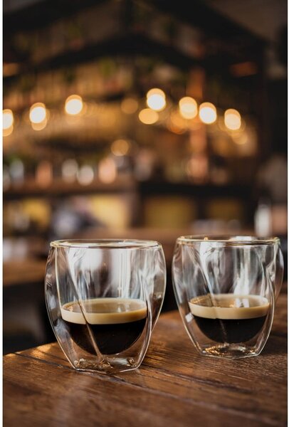 Šalice u setu 2 kom za cappuccino/s dvostrukom stijenkom 250 ml Cristallo – Vialli Design