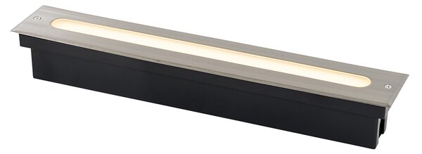 Moderna podna svjetiljka od čelika 50 cm uključujući LED IP65 - Eline
