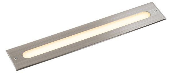 Moderna podna svjetiljka od čelika 50 cm uključujući LED IP65 - Eline