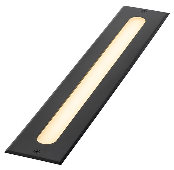 Set od 2 moderne podne svjetiljke crne 50 cm uklj. LED IP65 - Eline