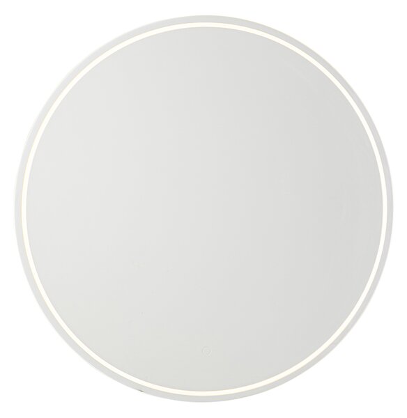Moderno kupaonsko ogledalo 80 cm s LED i dodirnim prigušivačem - Sebas