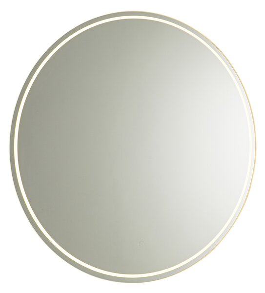 Moderno kupaonsko ogledalo 80 cm s LED i dodirnim prigušivačem - Sebas