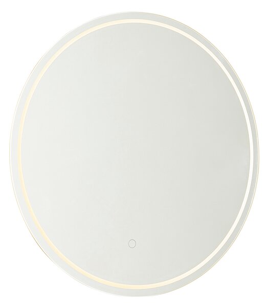 Moderno ogledalo za kupaonicu 60 cm s LED i dodirnim prigušivačem - Sebas