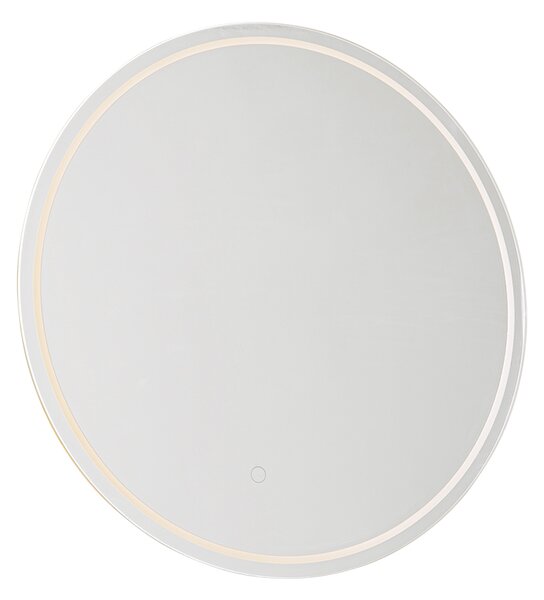 Moderno ogledalo za kupaonicu 60 cm s LED i dodirnim prigušivačem - Sebas
