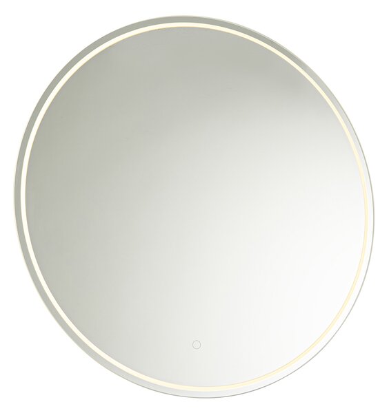 Moderno kupaonsko ogledalo 80 cm s LED i dodirnim prigušivačem - Sebas