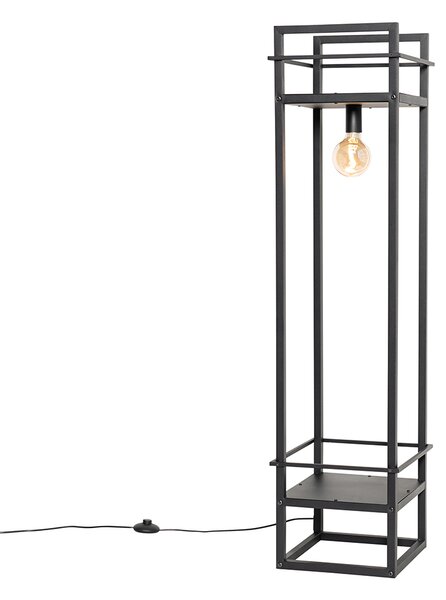 Pametna industrijska podna svjetiljka crna uključujući Wifi G95 - Cage Rack