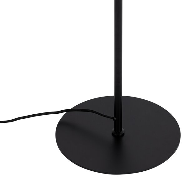Dizajnerska podna lampa crna - Triangolo