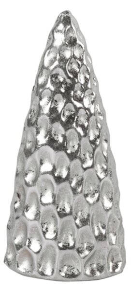 Božićna dekoracija drvce SILVER LIGHTS 12 cm, srebrna