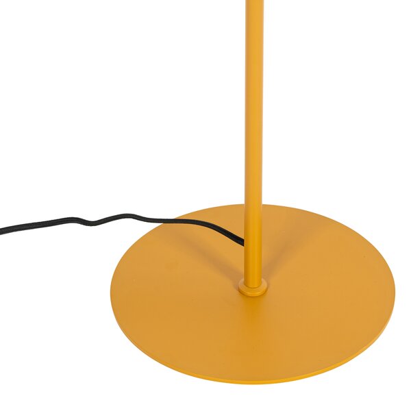 Dizajnerska podna lampa žuta - Triangolo