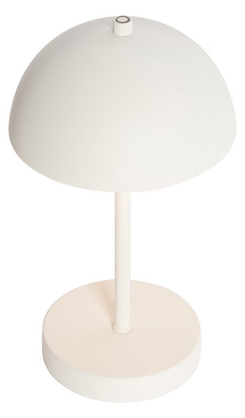 Set od 2 vanjske stolne svjetiljke bijele punjive uklj. LED s 3-stupanjskim prigušivanjem - Keira