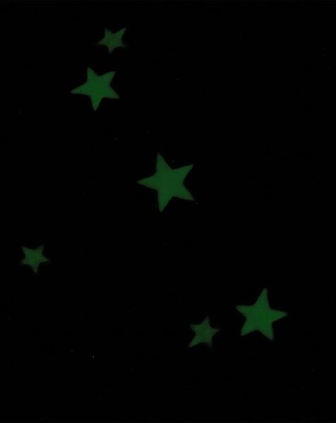 Svjetlucava pamučna posteljina za dječji krevet MAGIC STARS plava Dimenzije posteljine: 40 x 60 cm | 100 x 135 cm