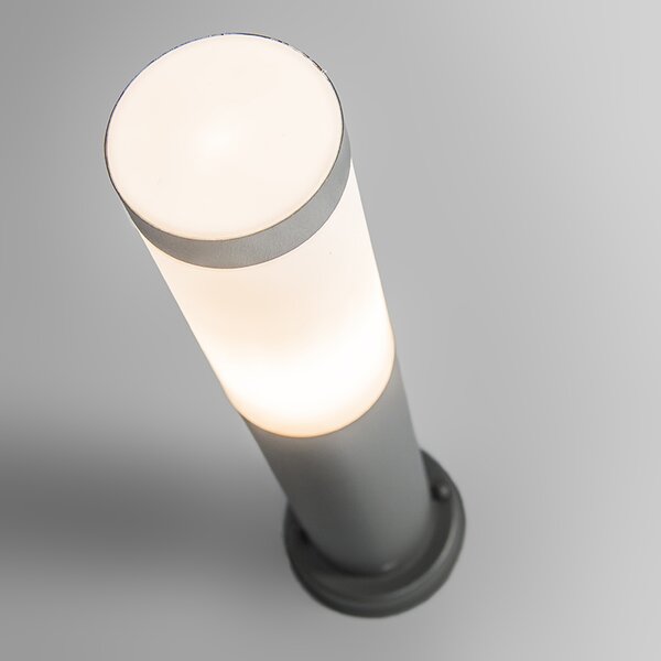 Vanjska lampa na stupu antracit 45 cm IP44 - Rox sa zemaljskim šiljkom i uvodnikom za kabel