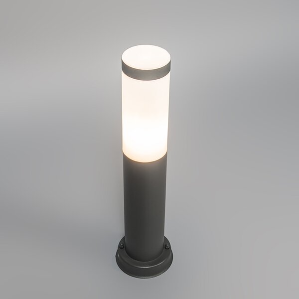 Vanjska lampa na stupu antracit 45 cm IP44 - Rox sa zemaljskim šiljkom i uvodnikom za kabel