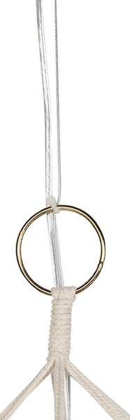 Rustikalna viseća svjetiljka makrame 90 cm - String