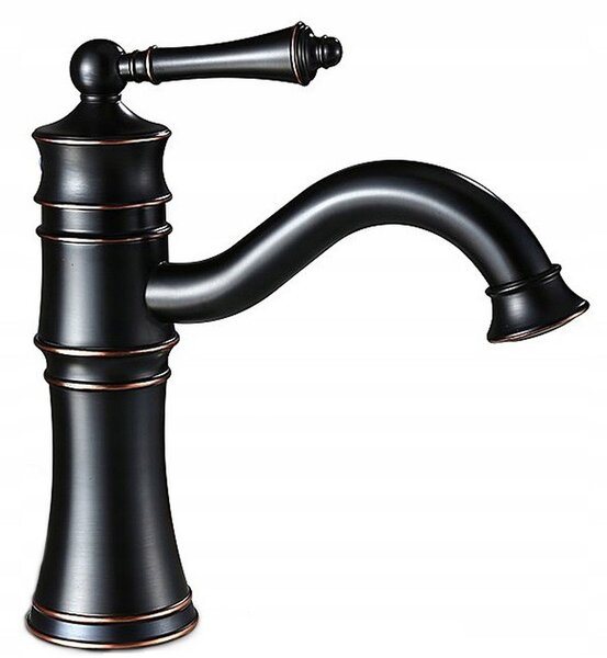 Rea miješalica za umivaonik Vintage Old Black Niska