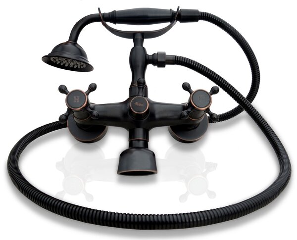 Rea miješalica za kadu Retro Old Black
