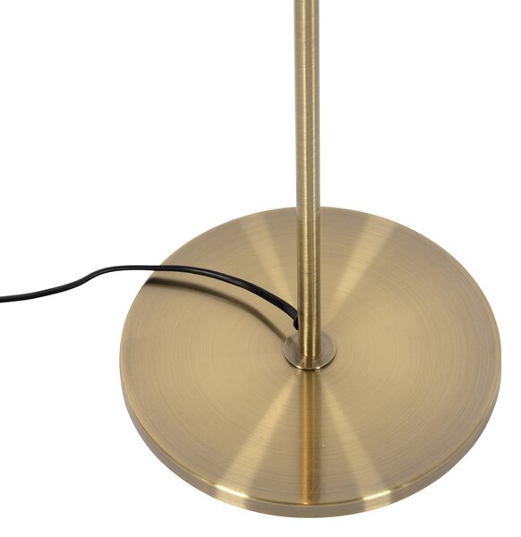 Moderna podna lampa brončana 3-svjetla - Jeana