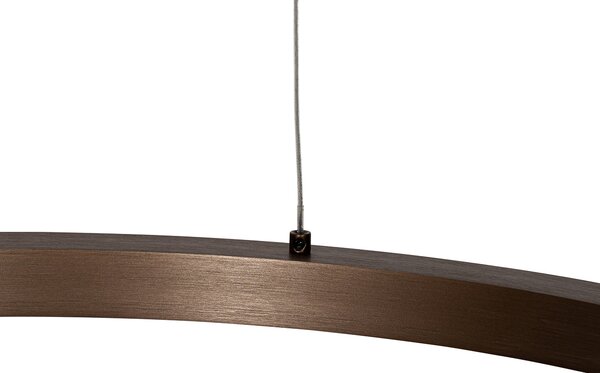 Osvjetljenje za viseću lampu brončano 60 cm uključujući LED 3-stupanjsko prigušivanje - Girello