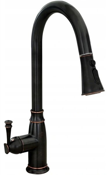 Kuhinjska slavina Rea Deco Old Black high