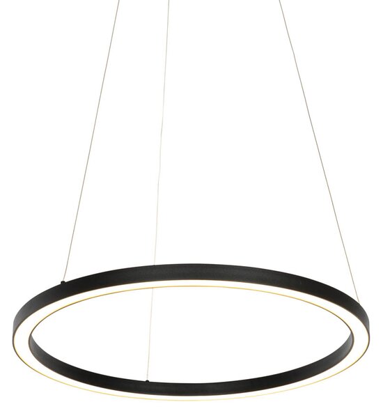 Pametna viseća svjetiljka crna 60 cm uključujući LED i RGBW - Girello