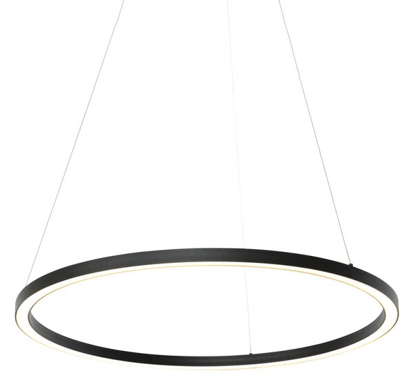 Pametna viseća svjetiljka crna 80 cm s uključenim LED i RGBW - Girello