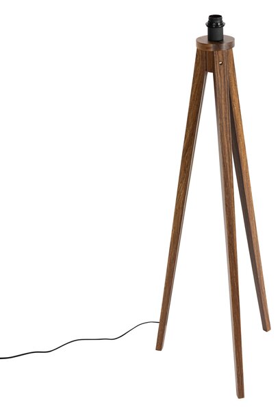Rustikalna podna lampa trostativ od oraha - Tripod Classic