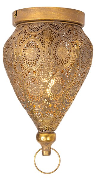 Orijentalna stropna svjetiljka zlatna 19 cm - Mowgli