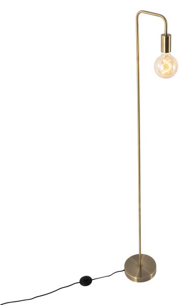 Moderna podna lampa brončana - Facil
